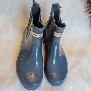 Blue Hunter Boots